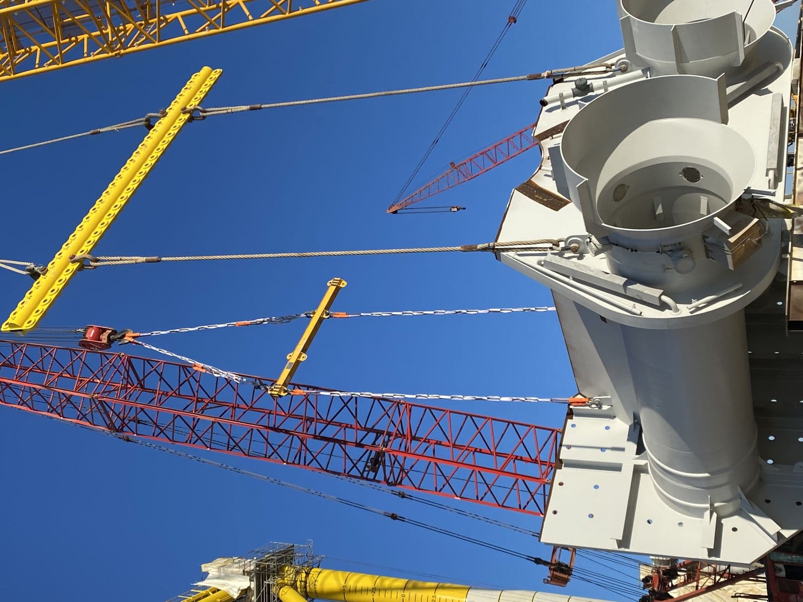 Construction team on site